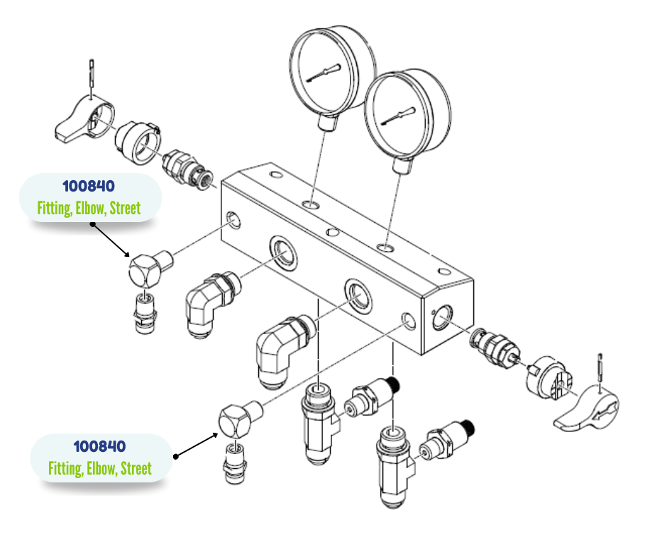 GRACO STREET ELBOW FITTING (100840)