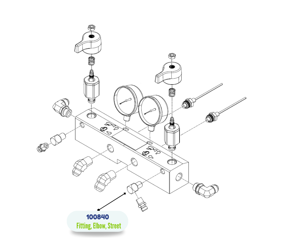 GRACO STREET ELBOW FITTING (100840)