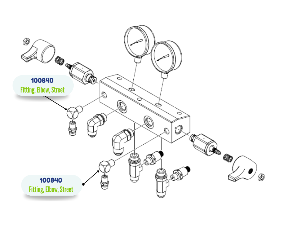 GRACO STREET ELBOW FITTING (100840)