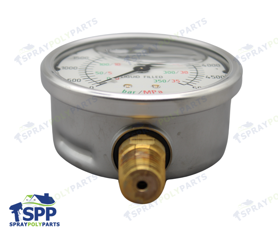 GRACO STAINLESS STEEL HIGH PRESSURE FLUID GAUGE (2007096)