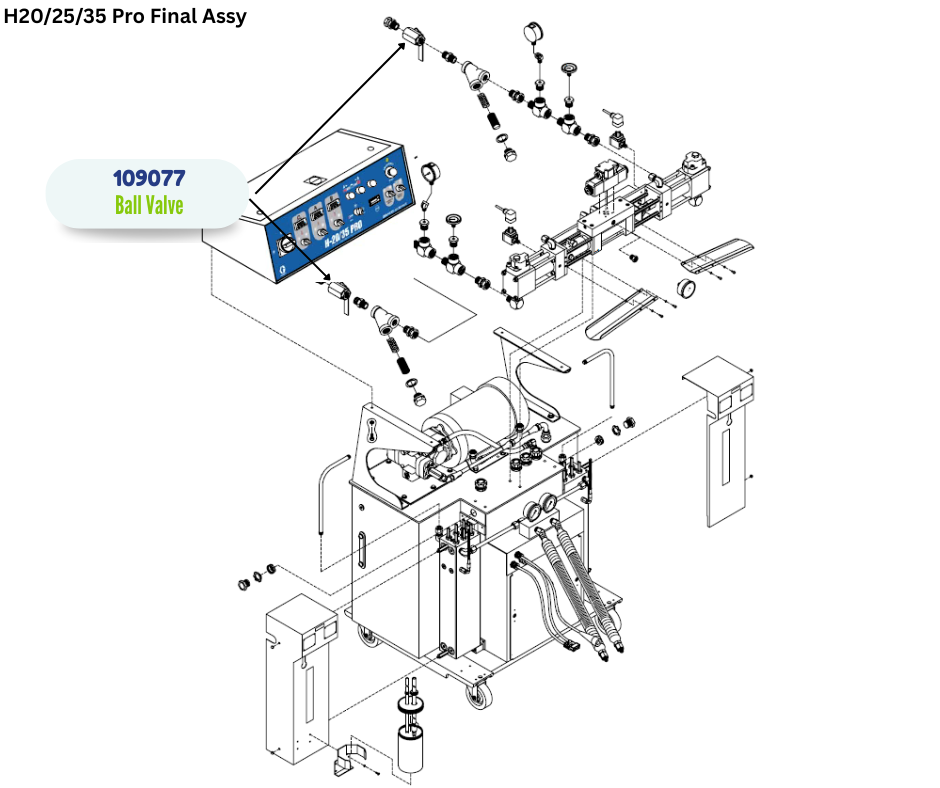 GRACO 600PSI BALL 3/4 NPT FEM VALVE (109077)