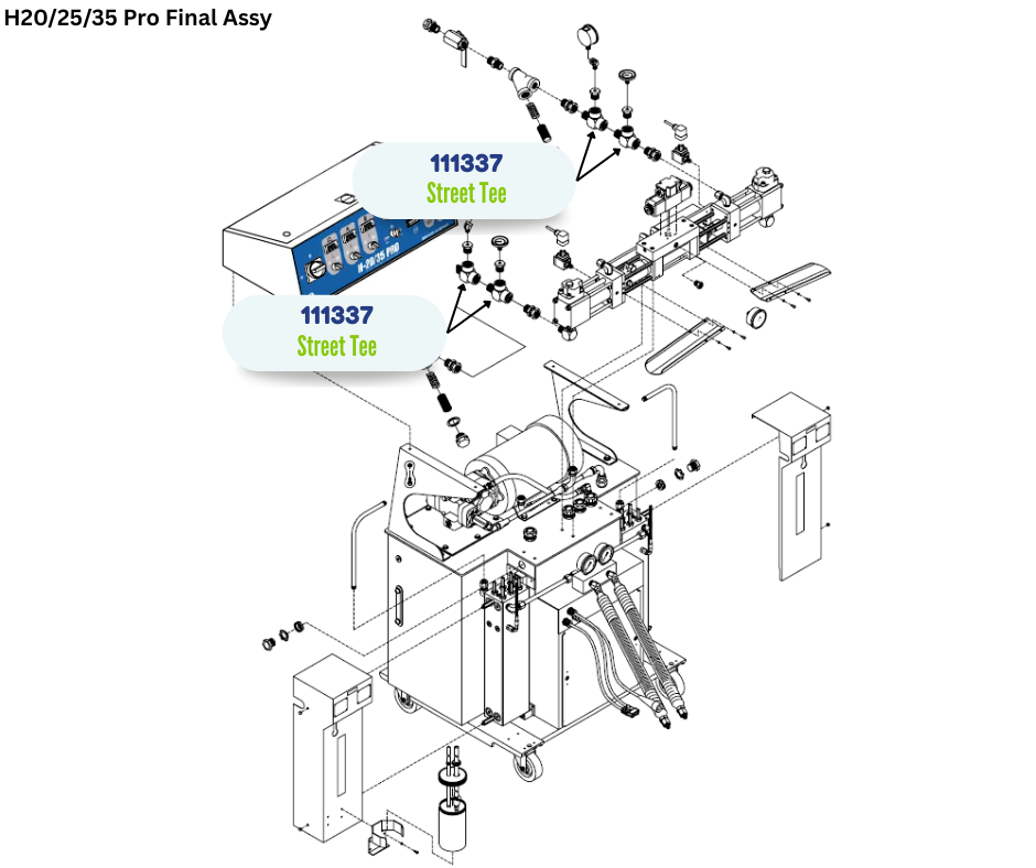 GRACO STREET TEE FITTING (111337)
