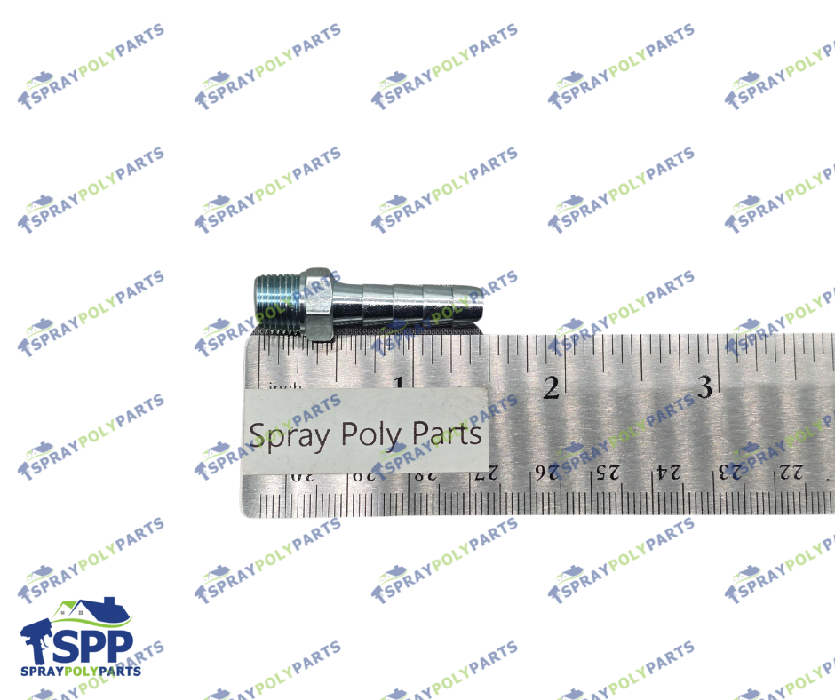 PLATED BARBED FITTING (116746)