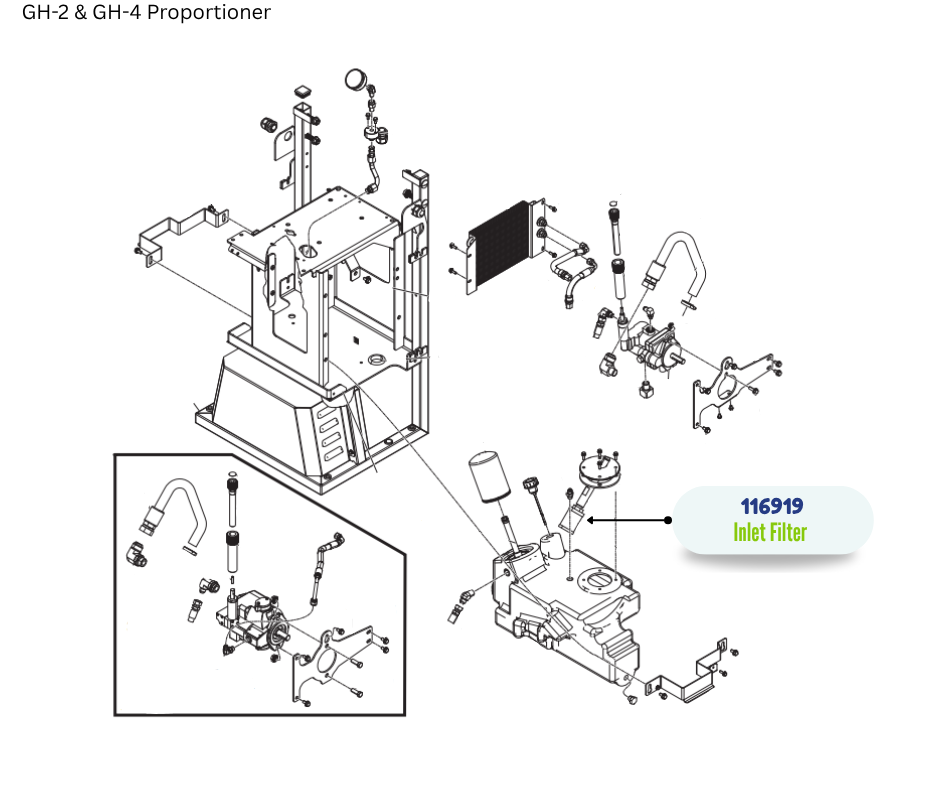 GRACO HYD SUCTION FILTER (116919)