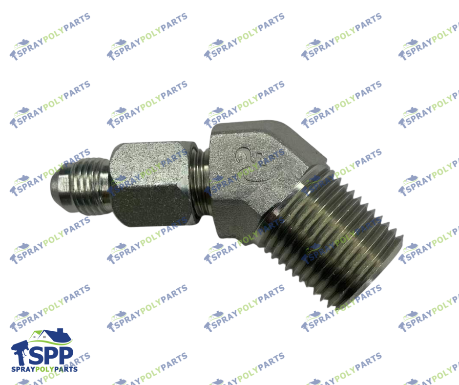 GRACO #8 JIC X 1/2 NPT NIPPLE FITTING (117556)