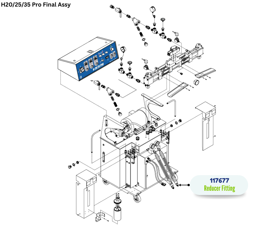 GRACO REDUCER #6 X #10 (JIC) FITTING (117677)