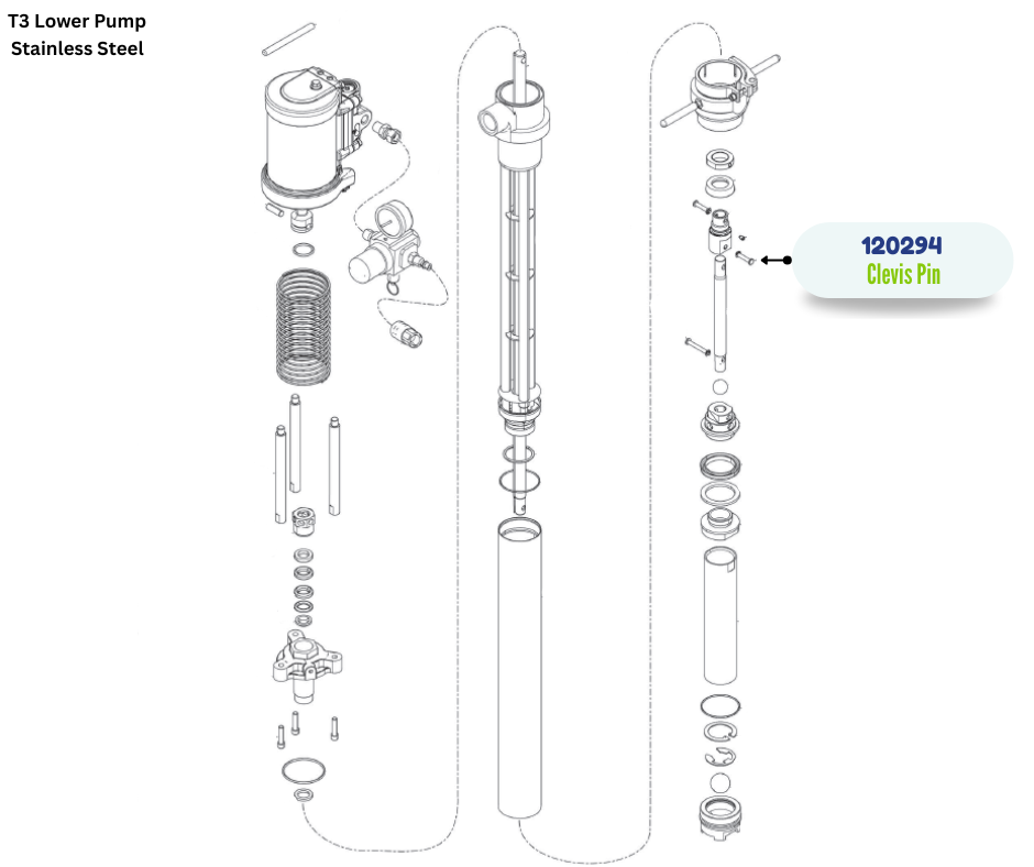 GRACO 3/16 DIA X 1 CLEVIS PIN (120294)