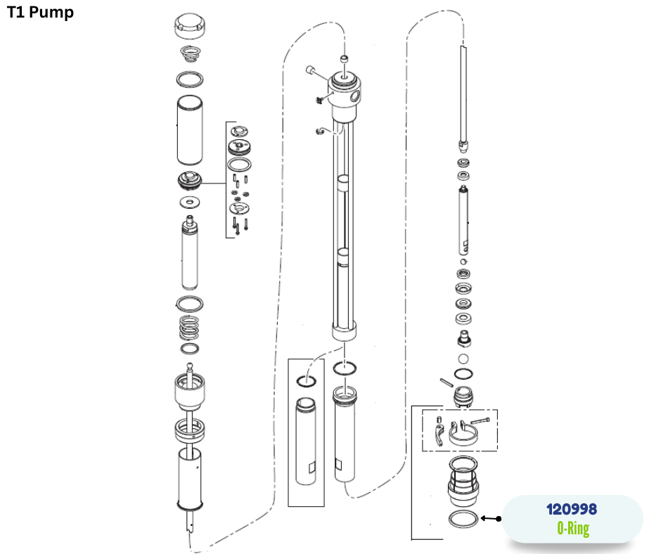 GRACO VITON ORING PACKING (120998)