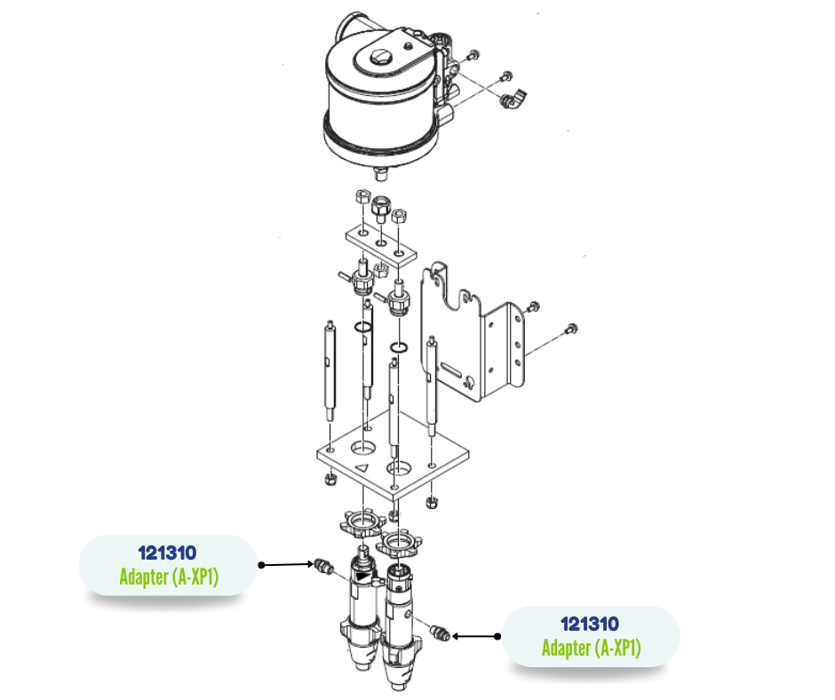 GRACO NPT X JIC CONNECTOR FITTING (121310)