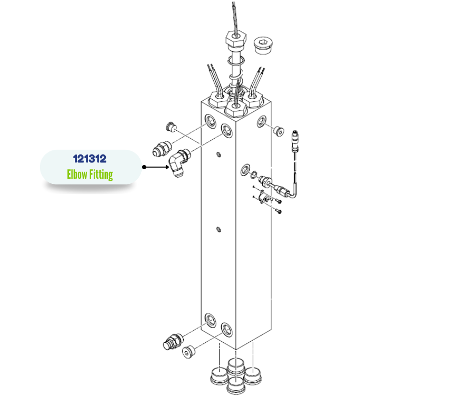 GRACO SAE X JIC ELBOW FITTING (121312)