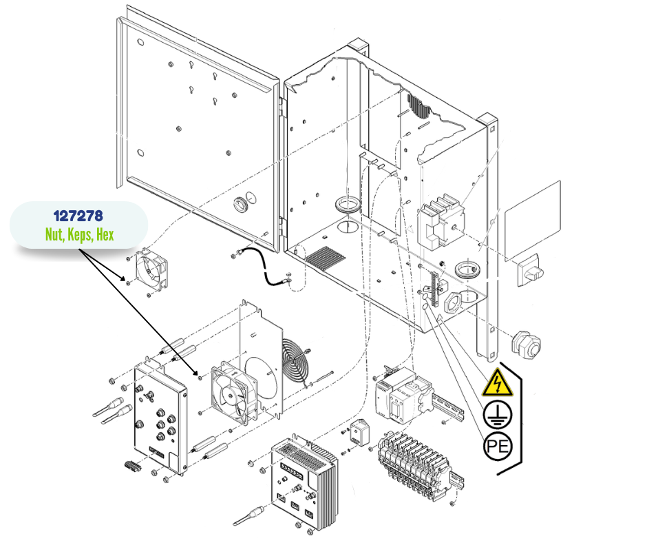 HEX KEPS NUT (127278)