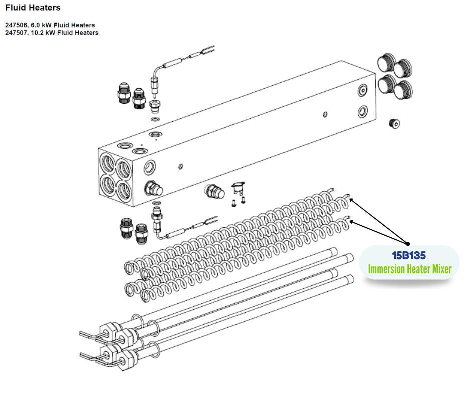 IMMERSION HEATER MIXER (15B135)
