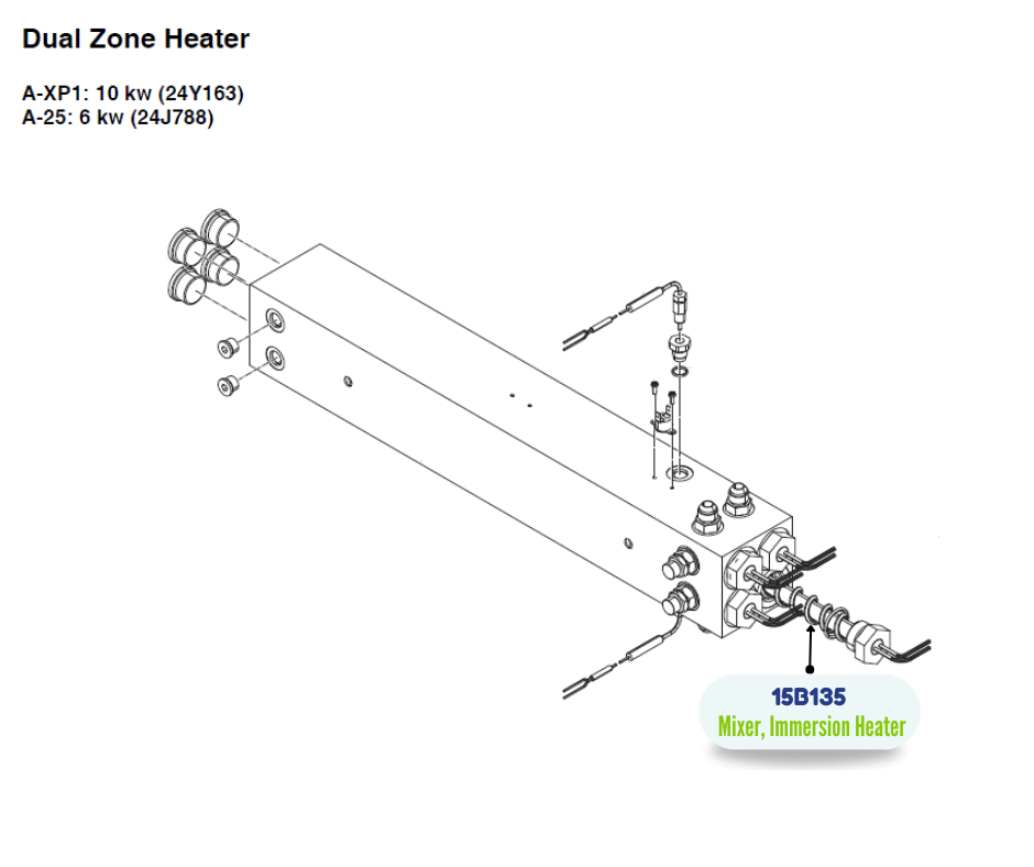 IMMERSION HEATER MIXER (15B135)