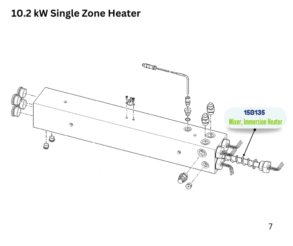 IMMERSION HEATER MIXER (15B135)