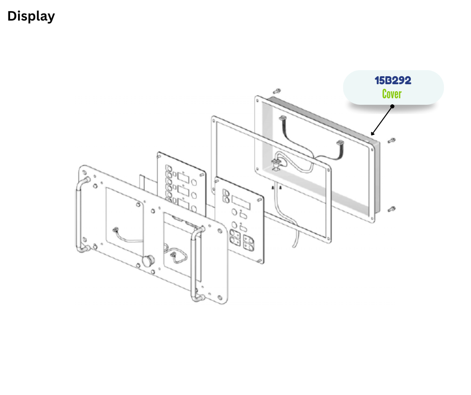 MACH DISPLAY COVER (15B292)
