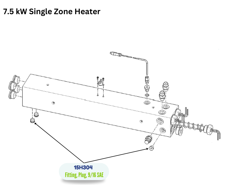 GRACO PLUG 9/16 SAE FITTING (15H304)