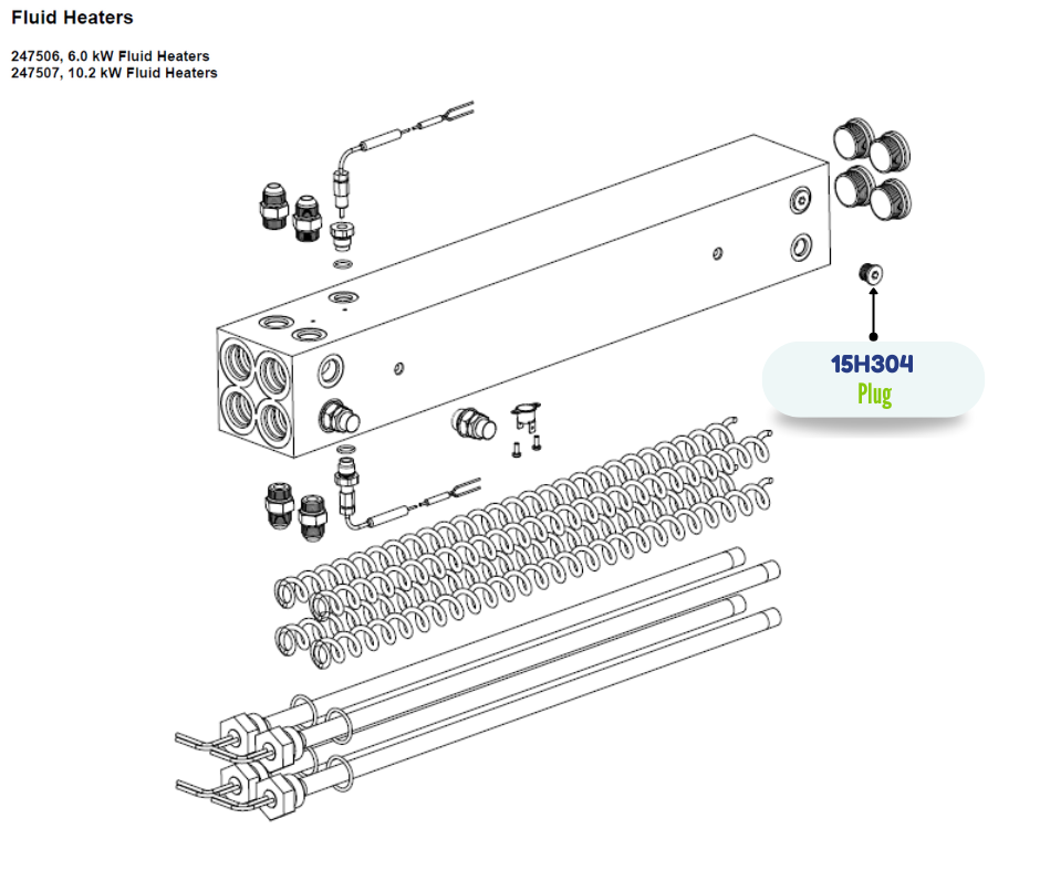 GRACO PLUG 9/16 SAE FITTING (15H304)