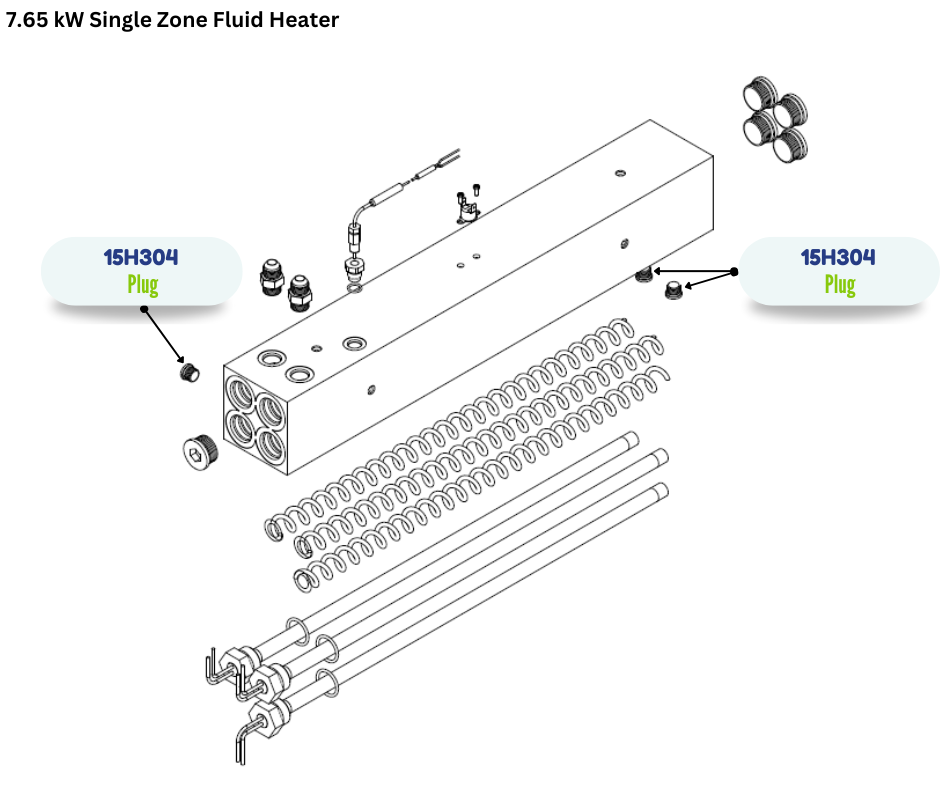GRACO PLUG 9/16 SAE FITTING (15H304)