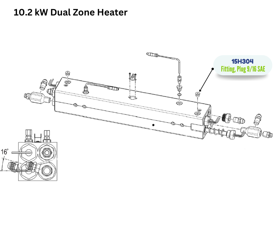 GRACO PLUG 9/16 SAE FITTING (15H304)
