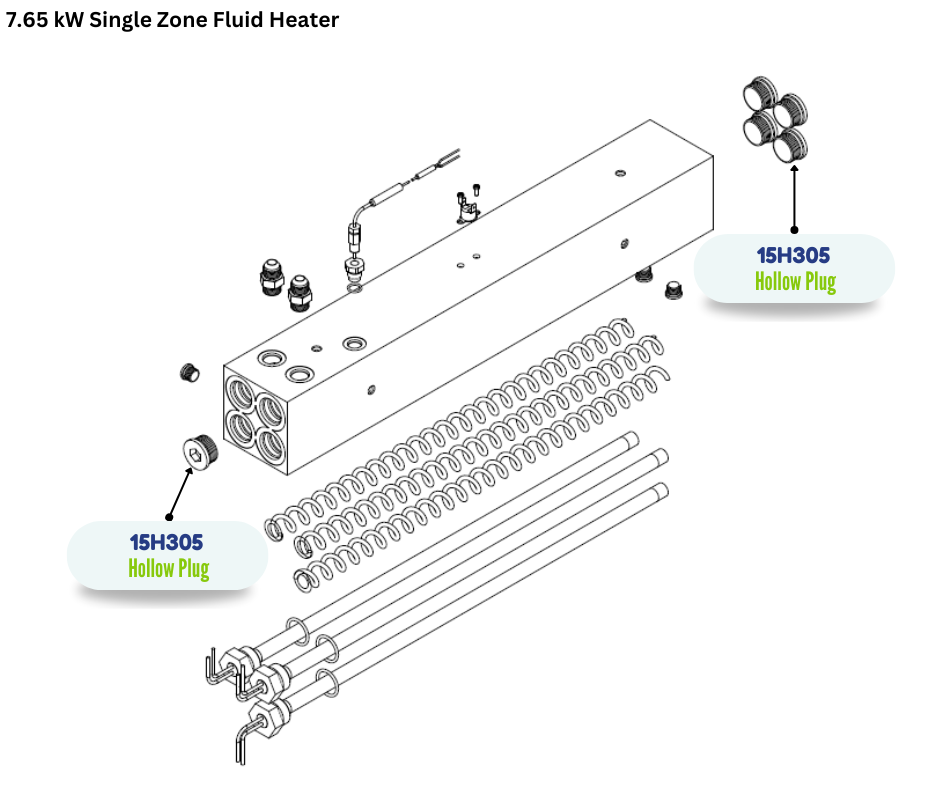 GRACO HOLLOW HEX PLUG FITTING (15H305)