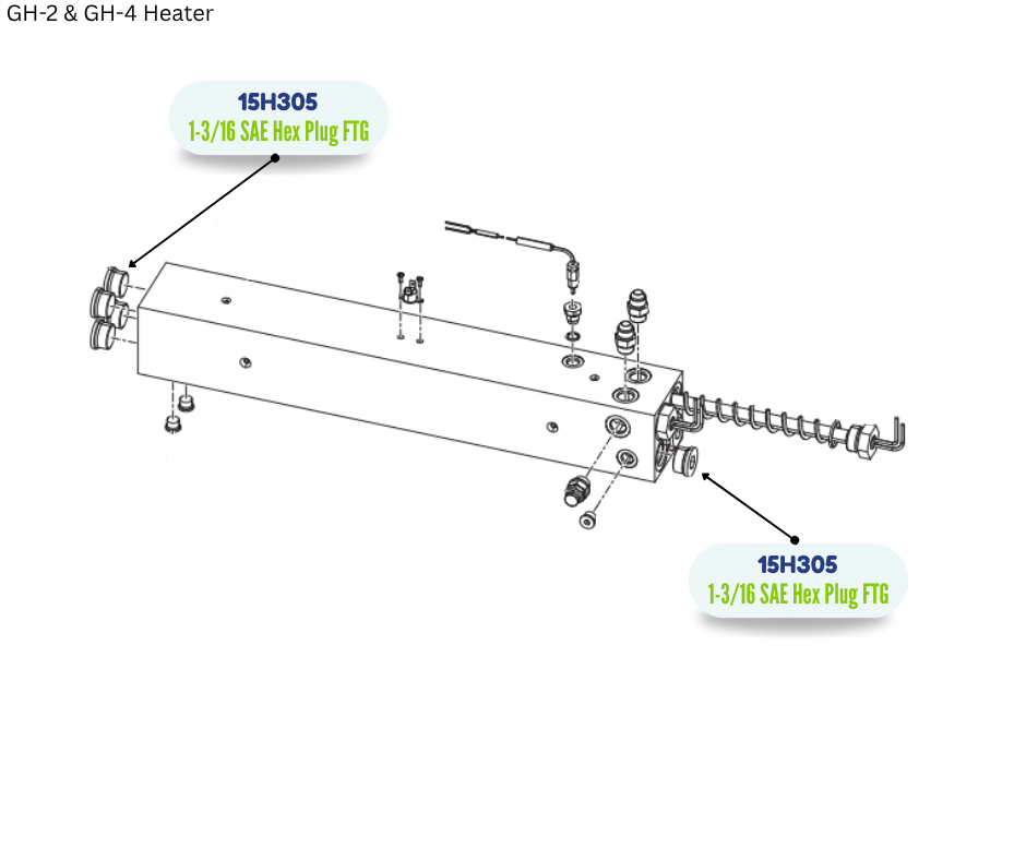 GRACO HOLLOW HEX PLUG FITTING (15H305)