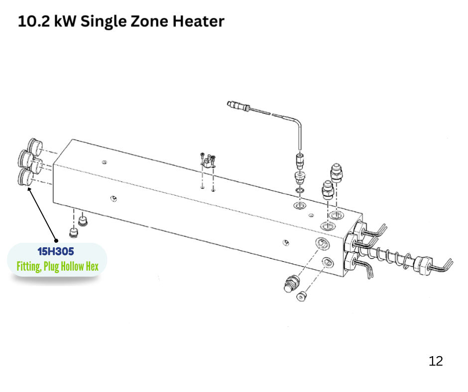 GRACO HOLLOW HEX PLUG FITTING (15H305)