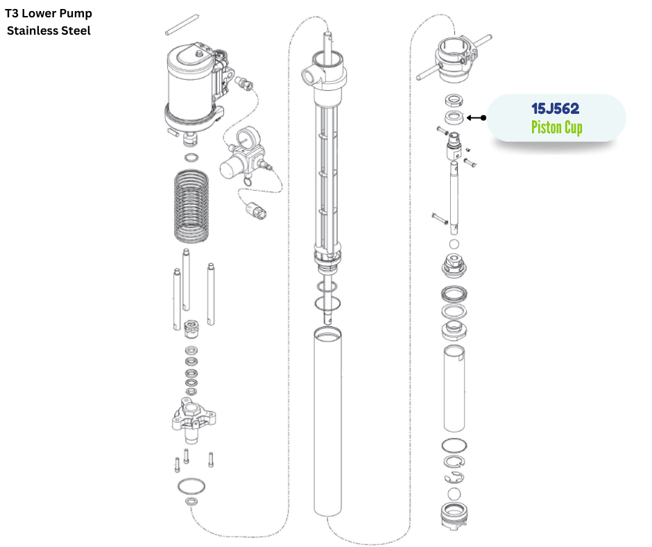 GRACO PISTON CUP PACKING (15J562)