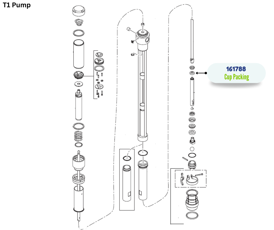 GRACO PACKING CUP;T1(161788)