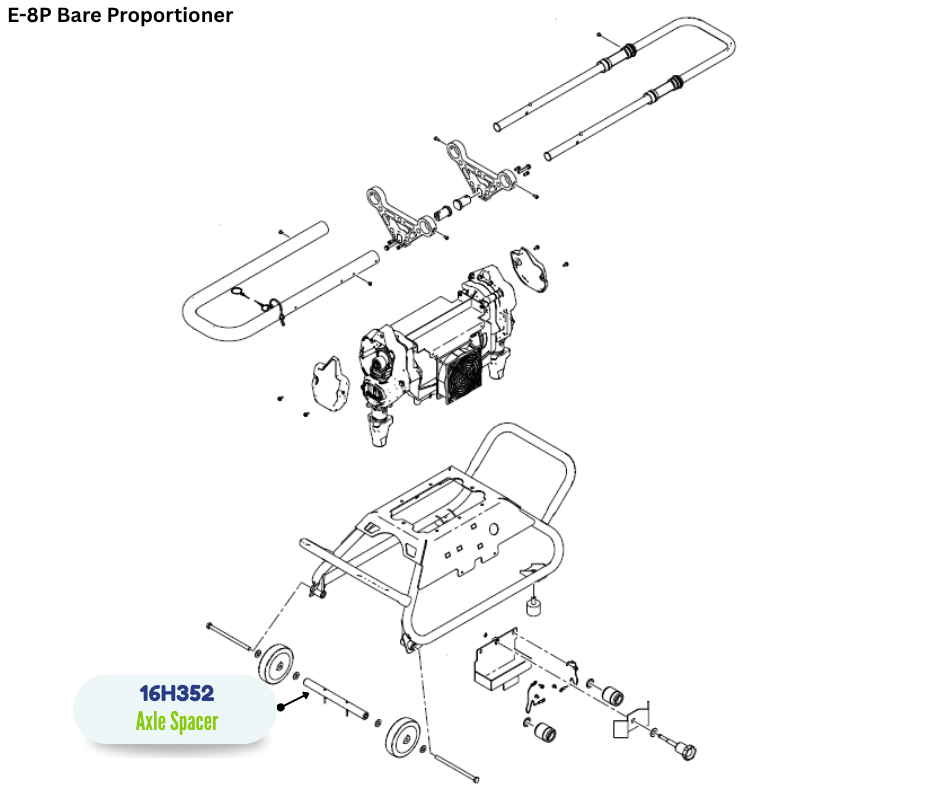 GRACO AXLE SPACER, E8P (16H352)