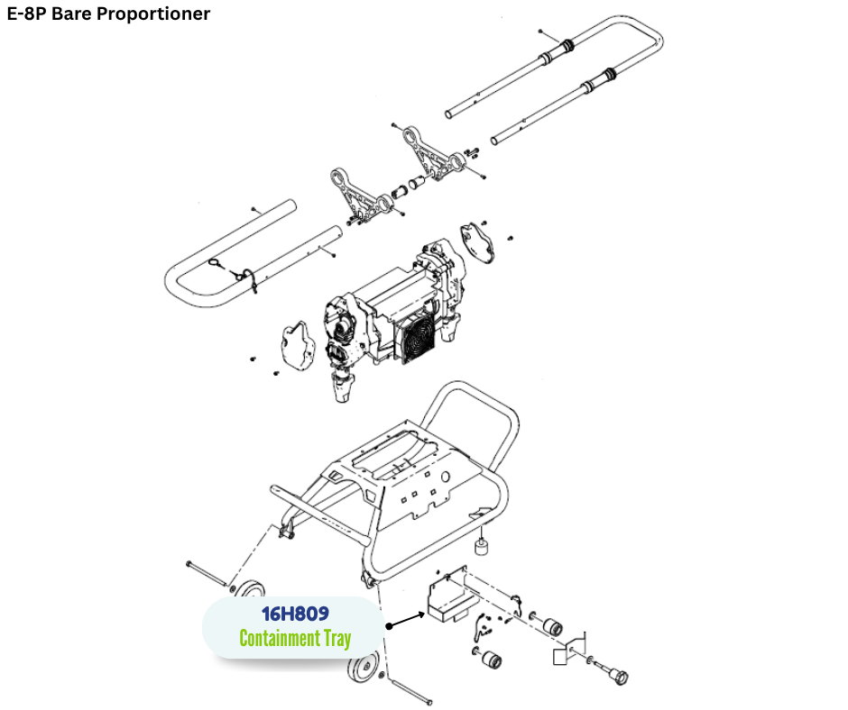 GRACO CONTAINMENT TRAY, E8P (16H809)