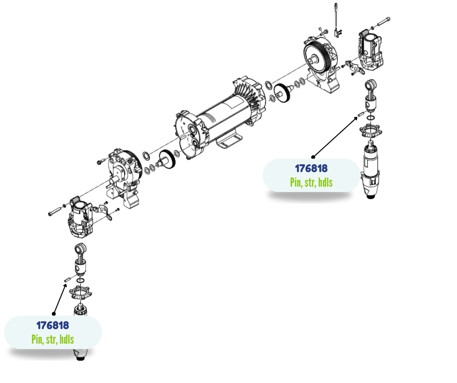 GRACO HDLS STRAIGHT PIN (176818)