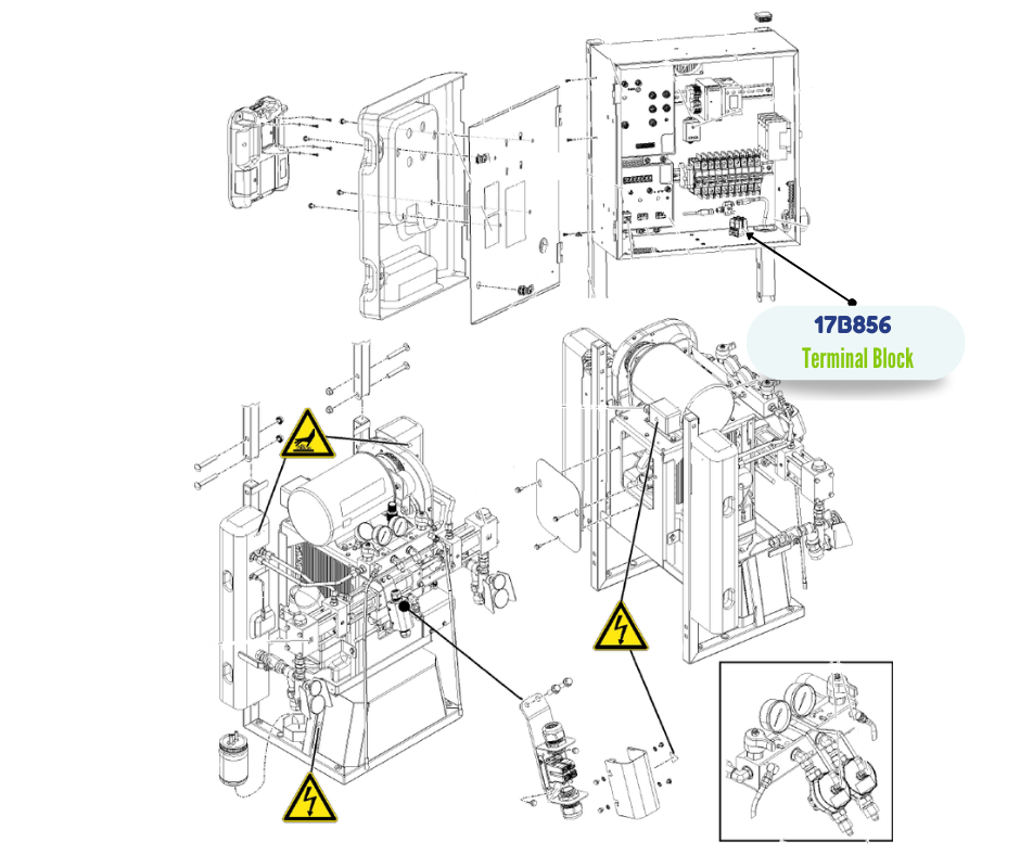 2 POLE TERMINAL BLOCK (17B856)