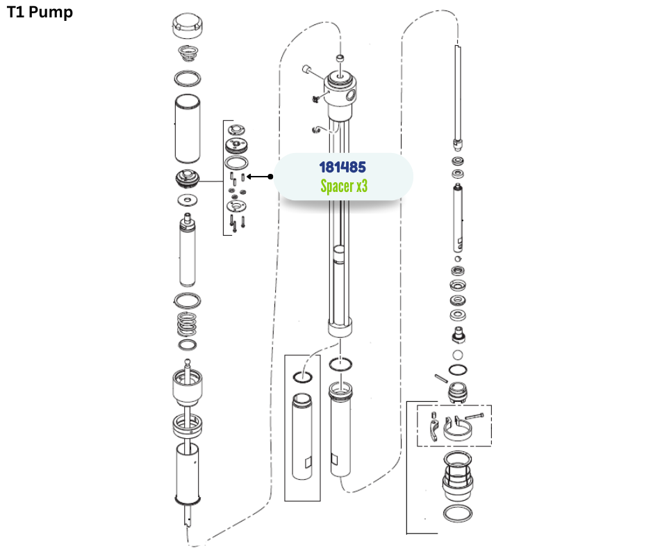 GRACO PLATE VALVE SPACER;T1(181485)