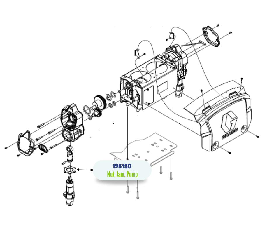 GRACO PUMP JAM NUT (195150)
