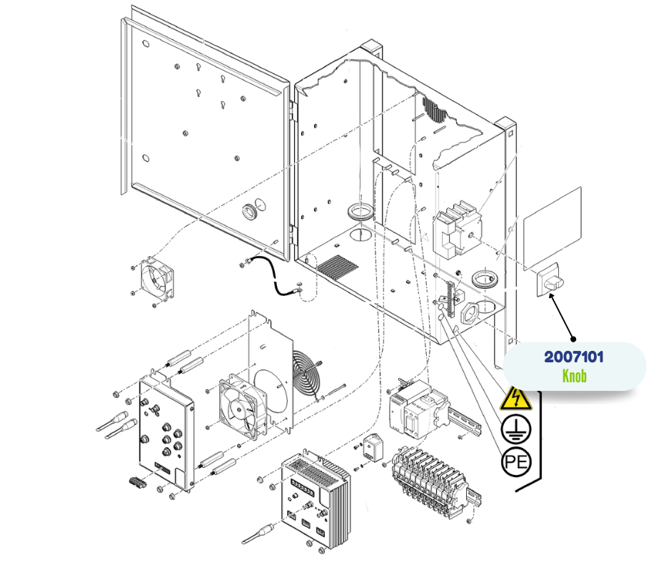 OPERATOR DISCONNECT KNOB ( 123967)(2007101)