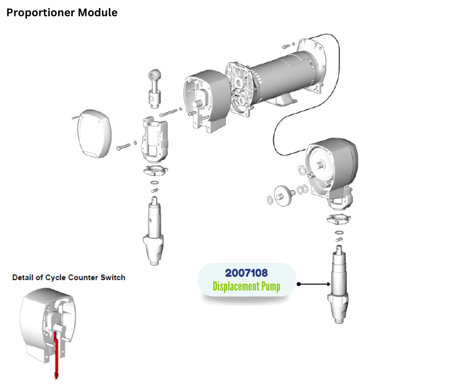 .552 W/LUBE DISPL. REACTOR PUMP (246831) (2007108)