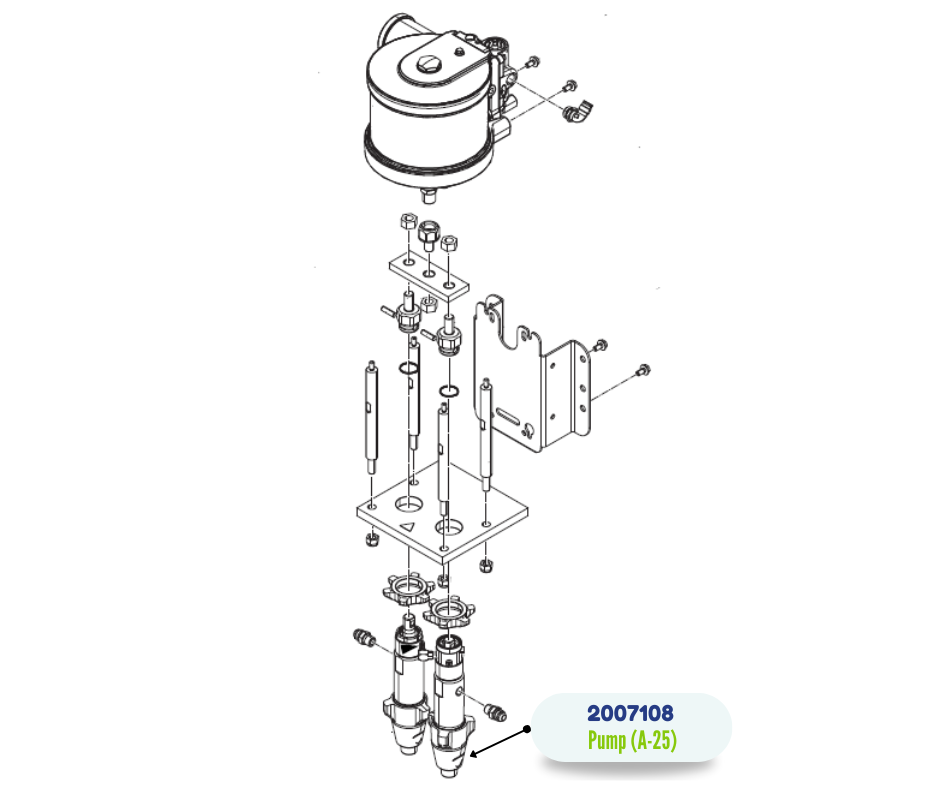 .552 W/LUBE DISPL. REACTOR PUMP (246831) (2007108)