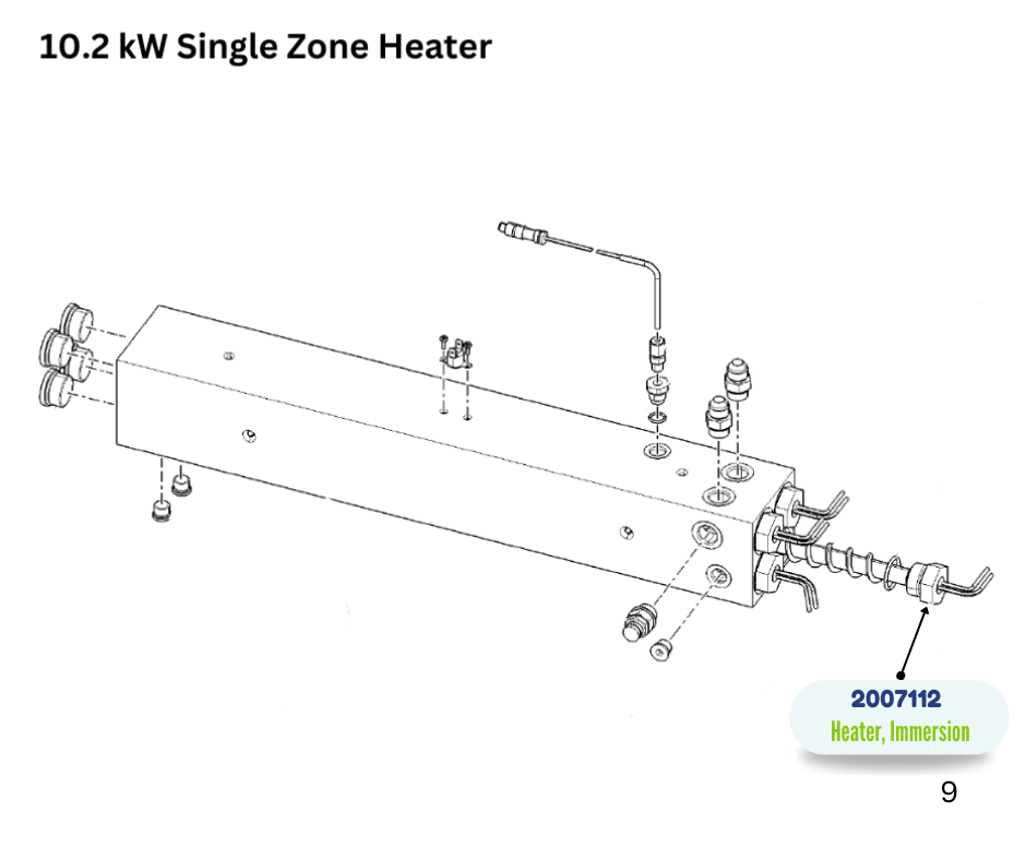 (230V) 2550W IMMERSION HEATER (2007112)