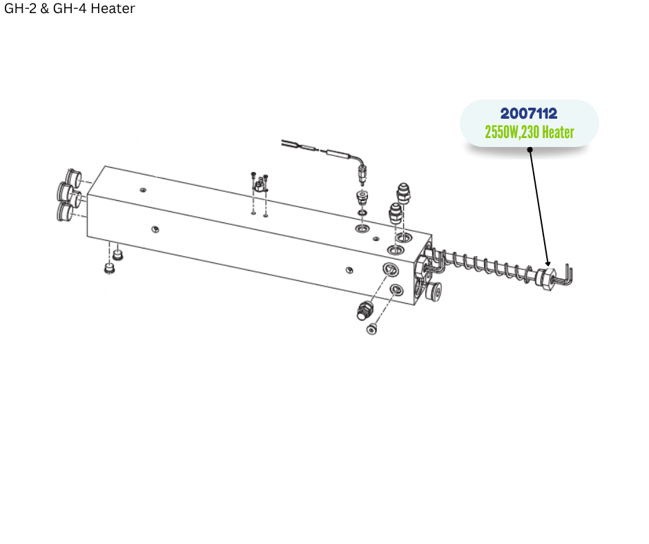 (230V) 2550W IMMERSION HEATER (2007112)