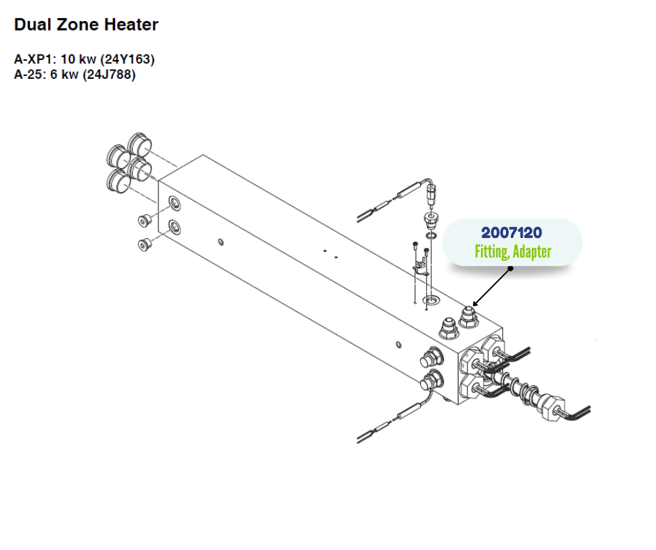 GRACO 3/4 SAE X 1/2 JIC CONN FITTING (2007120)