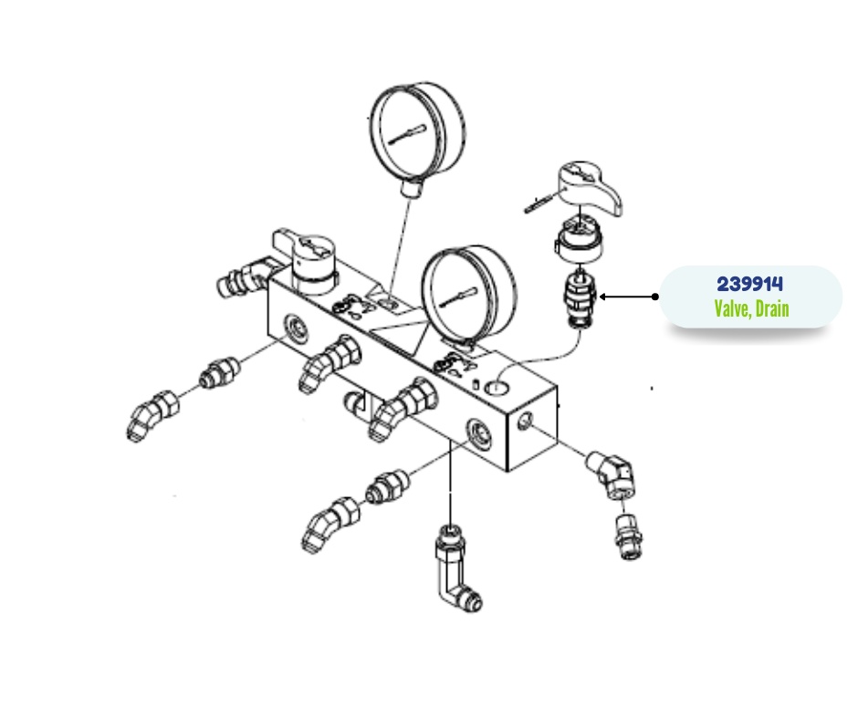 GRACO REPLACEMENT DRAIN VALVE KIT (239914)