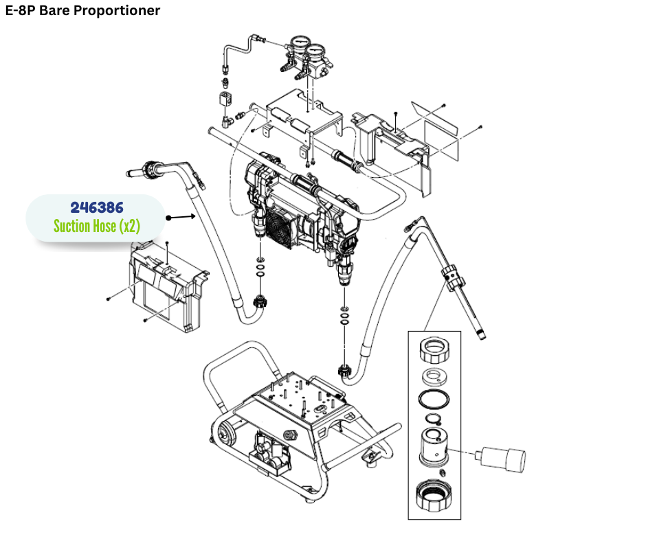 GRACO SUCTION SET REPAIR KIT (246386)