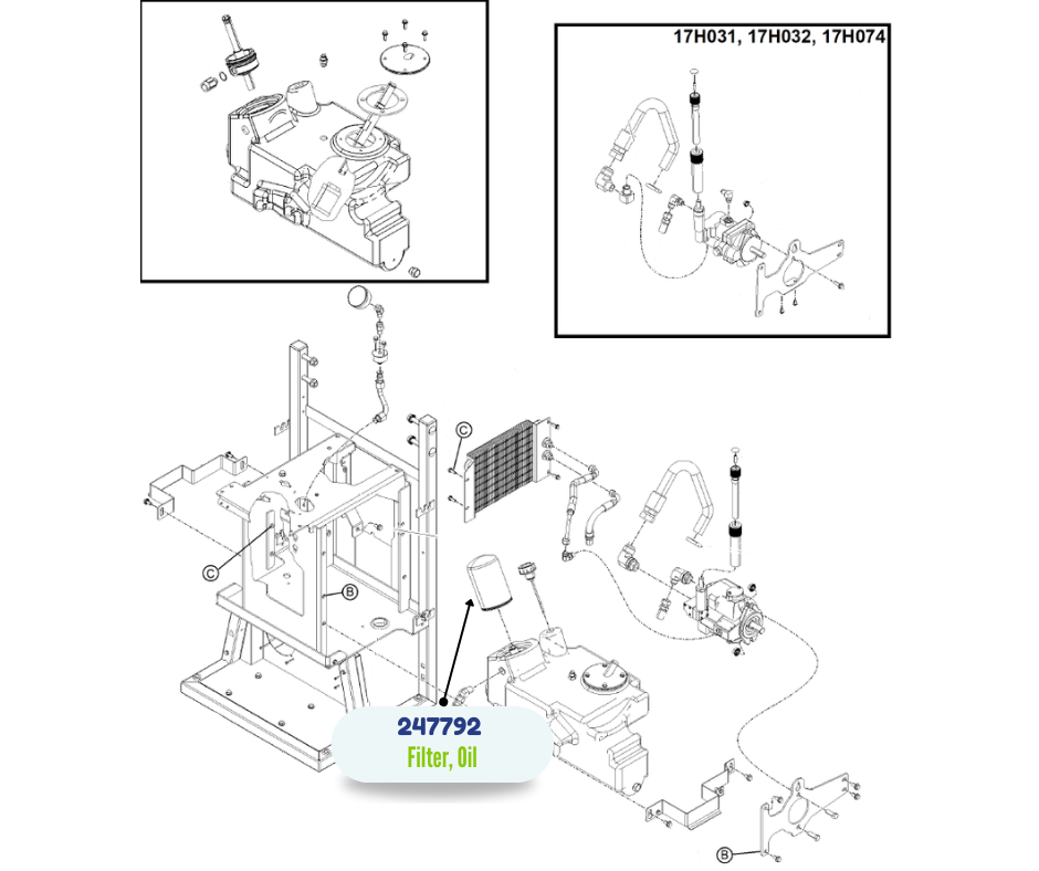 1823 PSI BYPASS OIL FLTR KIT (247792)