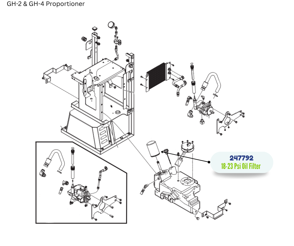 1823 PSI BYPASS OIL FLTR KIT (247792)