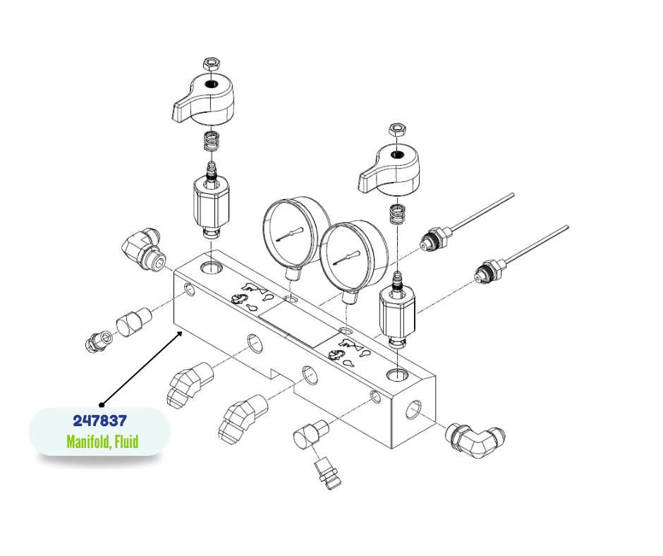 ETCHED INLET FLUID MANIFOLD (247837)