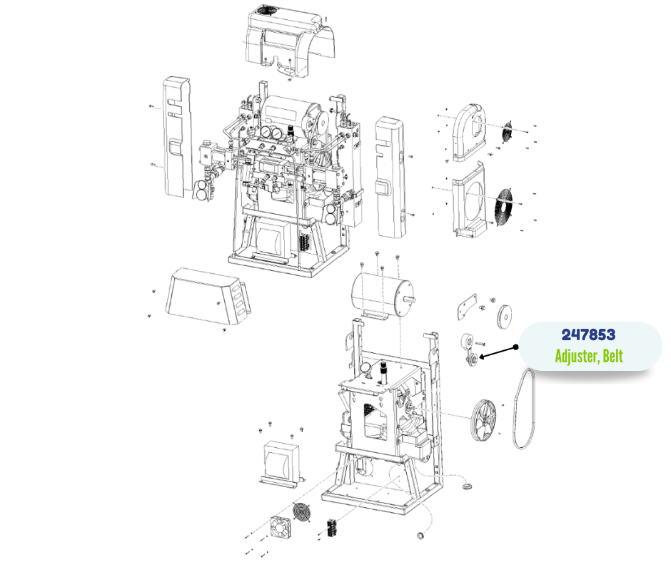 GRACO TENSIONER BELT ADJUSTER KIT (247853)