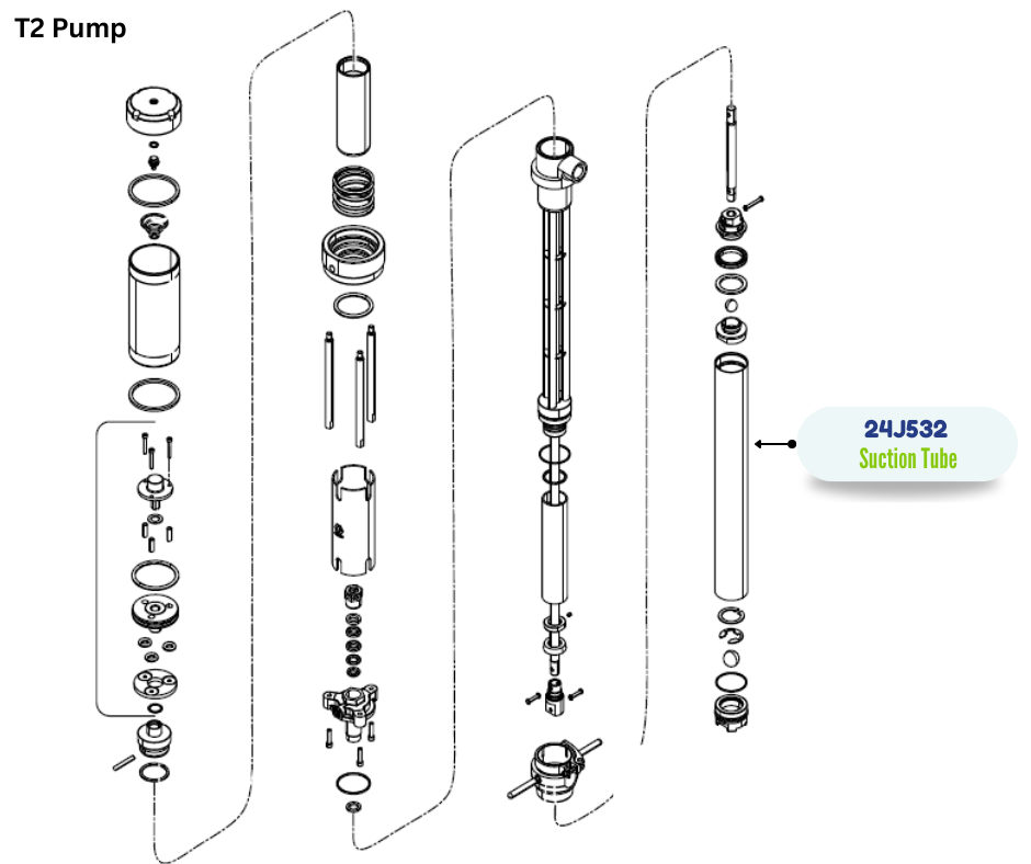 GRACO SUCTION TUBE KIT (24J532)