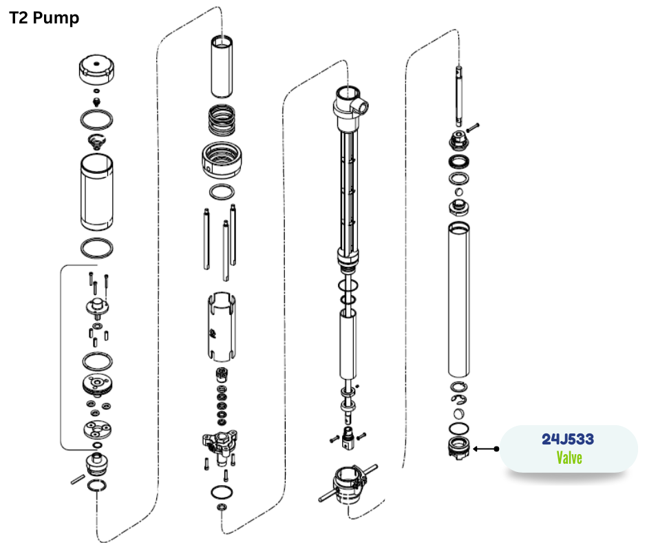 GRACO FOOT VALVE KIT (24J533)
