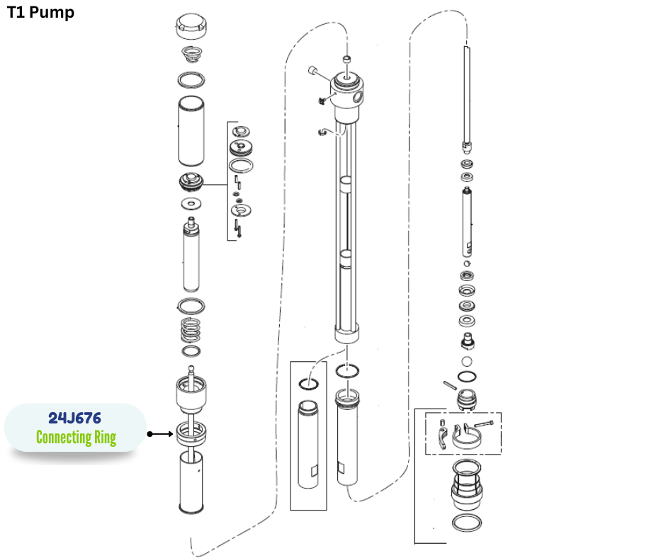GRACO CONNECTING RING KIT;T1(24J676)