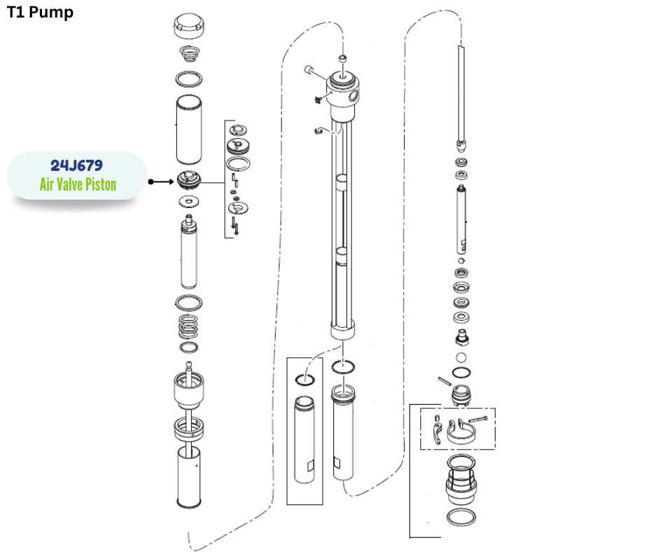GRACO AIR VALVE KIT;T1(24J679)